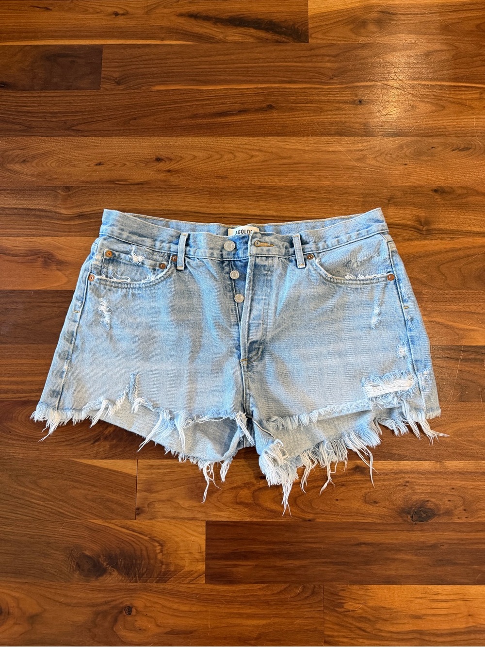 Agolde Parker Denim Shorts